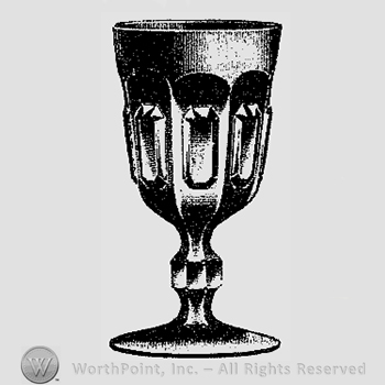 Glass pattern: Kolonyal; claret.