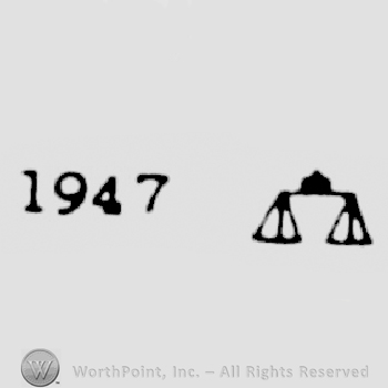 A balance preceded by number 1947.