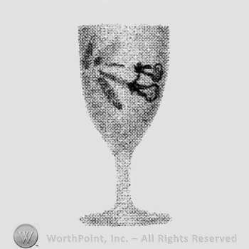 Glass pattern: unnamed; goblet.