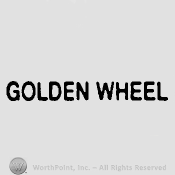 GOLDEN WHEEL written with uppercase letters. 