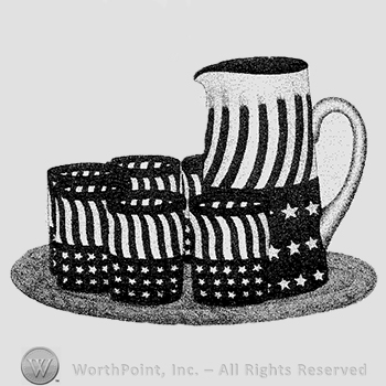 Glass pattern: No. 20; lemonade set.