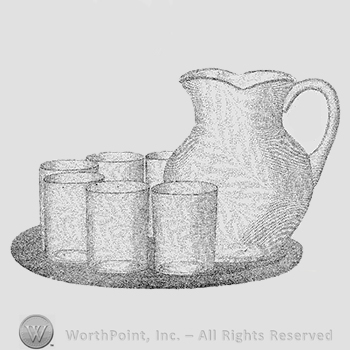 Glass pattern: No. 28; lemonade set.