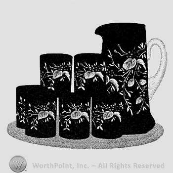 Glass pattern: No. 225; lemonade set.