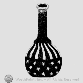 Glass pattern: No. 20; bitter bottle.