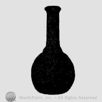 Glass pattern: No. 11; bitter bottle.