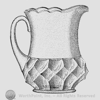 Glass pattern: Columbia; jug.