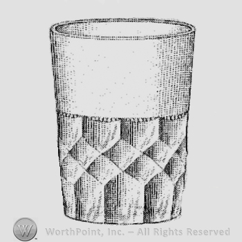 Glass pattern: Columbia; tumbler.