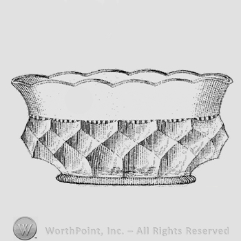Glass pattern: Columbia; comport.