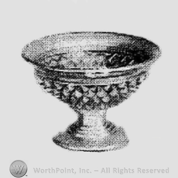 Glass pattern: Stratford; open sugar.