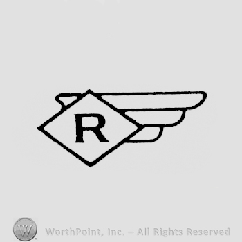A diamond with letter R and a wing.
