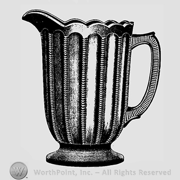 Glass pattern: No. 77; pitcher.