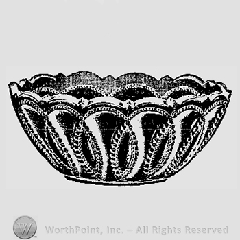 Glass pattern: No. 261; berry bowl.