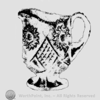 Glass pattern: No. 40; creamer.