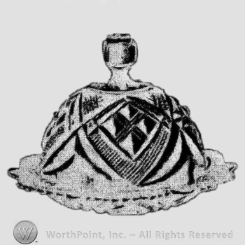 Glass pattern: Cornell; butter and cover.