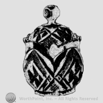 Glass pattern: Cornell; sugar and cover.