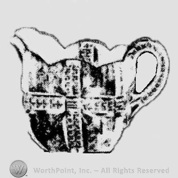 Glass pattern: No. 75D; creamer.