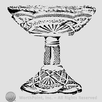 Glass pattern: Ada; comport.