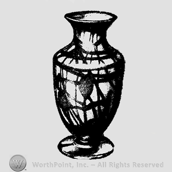 Glass pattern: No. 3024; urn.