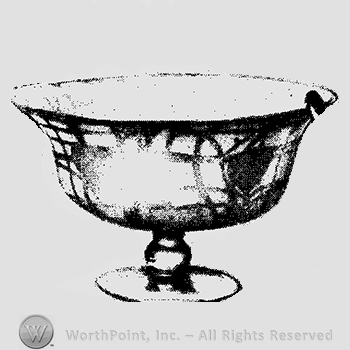 Glass pattern: No. 3026; footed bowl.