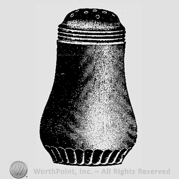 Glass pattern: No. 68; sugar shakers.