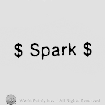 SPARK written between two dollar sign.