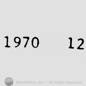 Number 12 preceded by number 1970.