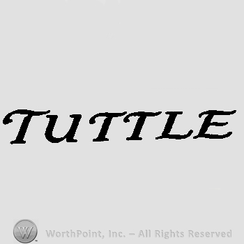 TUTTLE written in uppercase letters. 
