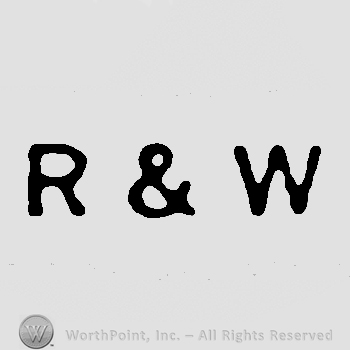 Initials R & W.