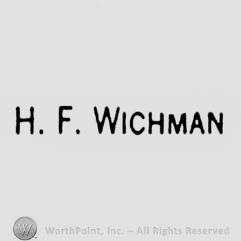 H.F.WICHMAN written in uppercase letters.