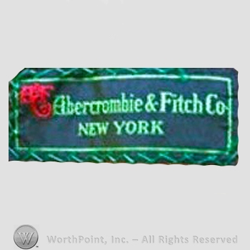 Clothing label : Abercrombie & Fitch.