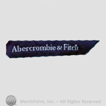 Clothing label : Abercrombie & Fitch.