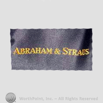 Clothing label : Abraham & Straus.