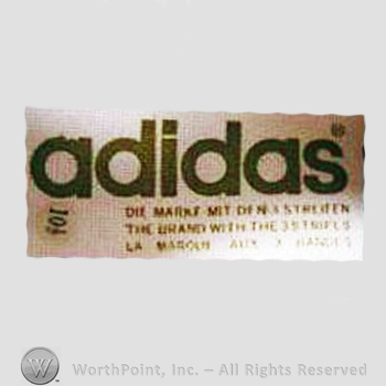 Clothing label : Adidas.