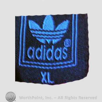 Clothing label : Adidas.