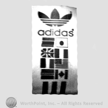 Clothing label : Adidas.