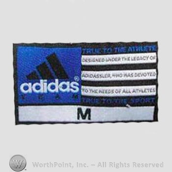 Clothing label : Adidas.