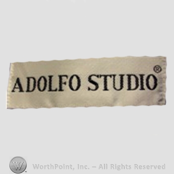 Clothing label : Adolfo.