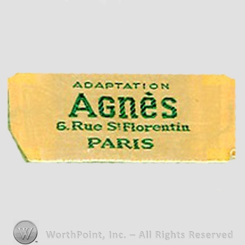 Clothing label : Agnes.