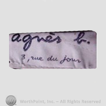Clothing label : Agnes B.