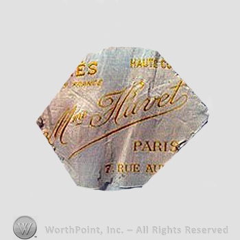 Clothing label : Mme. Agnes.
