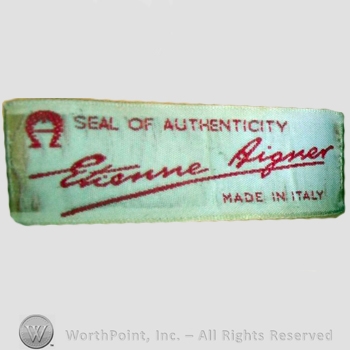 Clothing label : Etienne Aigner.