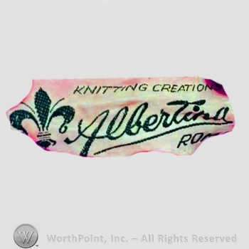 Clothing label : Albertina Giubbolini.