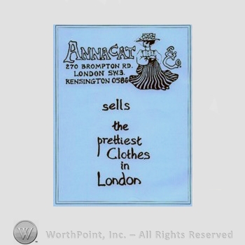 Clothing label : Annacat.