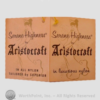Clothing label : Aristocraft.