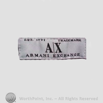Clothing label : Giorgio Armani.