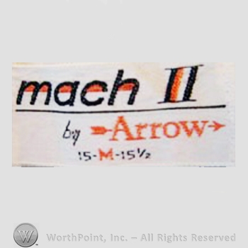 Clothing label : Arrow.
