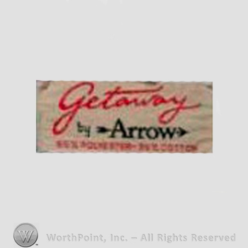 Clothing label : Arrow.