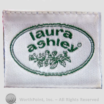 Clothing label : Laura Mountney Ashley.