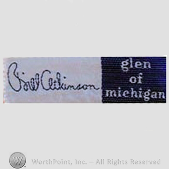 Clothing label : Bill Atkinson.