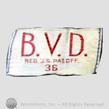 Clothing label : Bradley, Voorhees & Day.